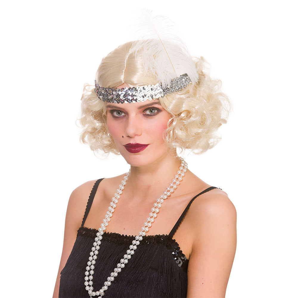 Gatsby Pearl Necklace Flapper Beads 1920s Fancy Dress Costume Accessory