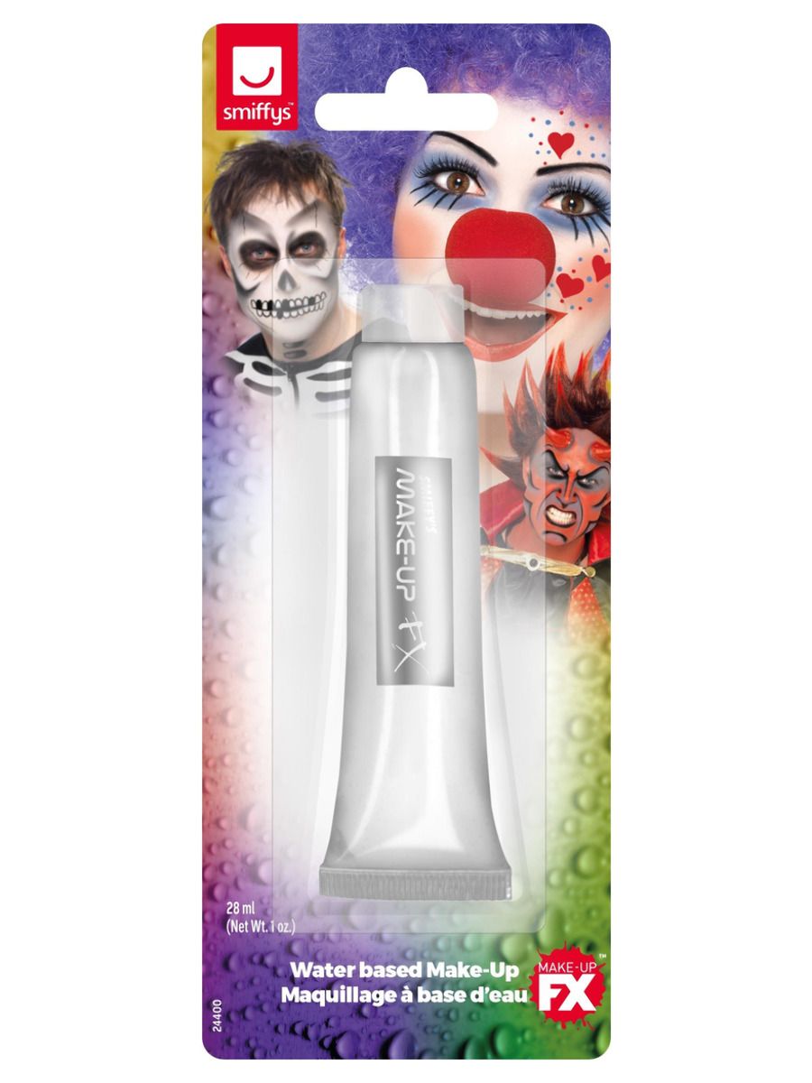 White Cream Make Up Adults Kids Ghost Halloween Face Paint Fancy Dress 28ML