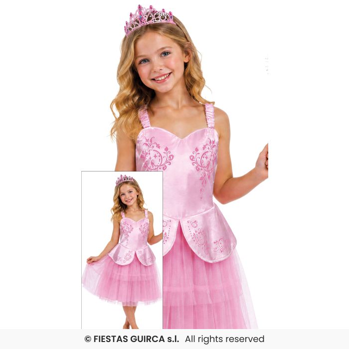 Pink Fantasy Witch Girls Fairytale Book Day Fancy Dress Costume Age 5-12