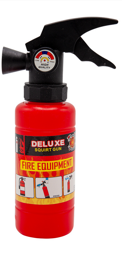Mini Fire Extinguisher Water Pistol Fireman Fire Fighter Joke Accessory Prop