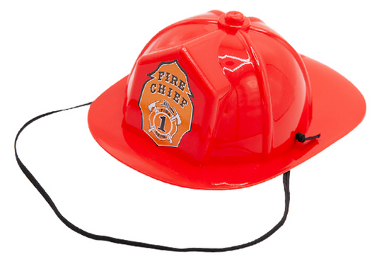 Mini Fire Fighter Helmet On Headband Red Fireman Hat Adults Fancy Dress Helmet