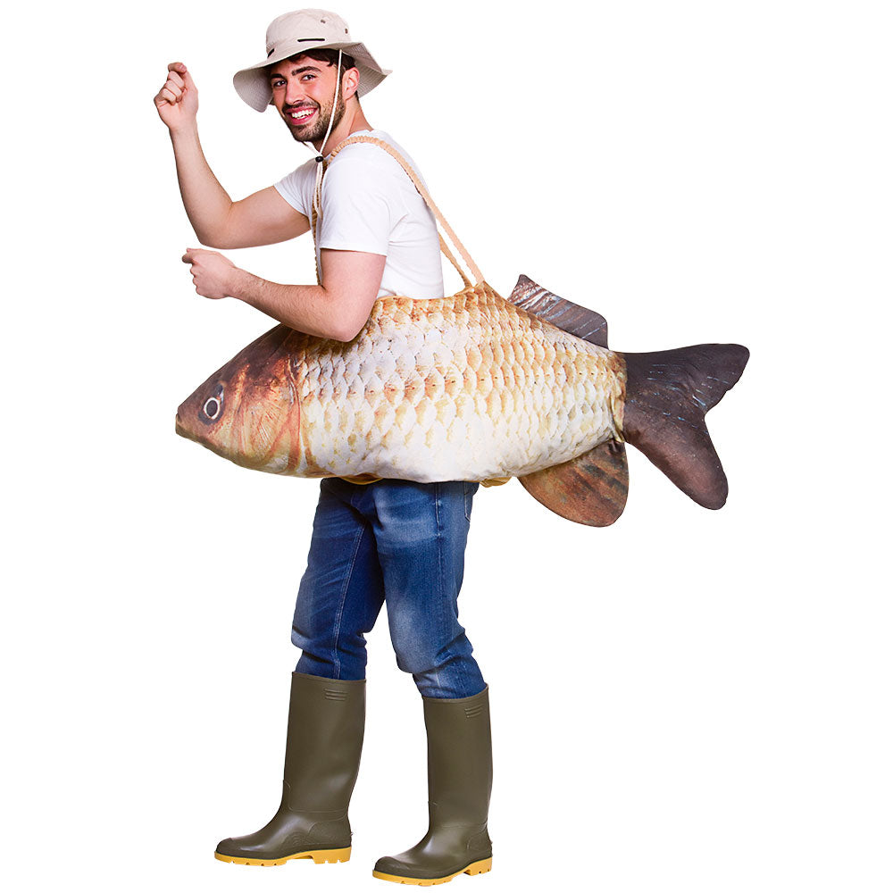 Catch Of The Day Mens Fishing Fish Costume Stag Night Fancy Dress
