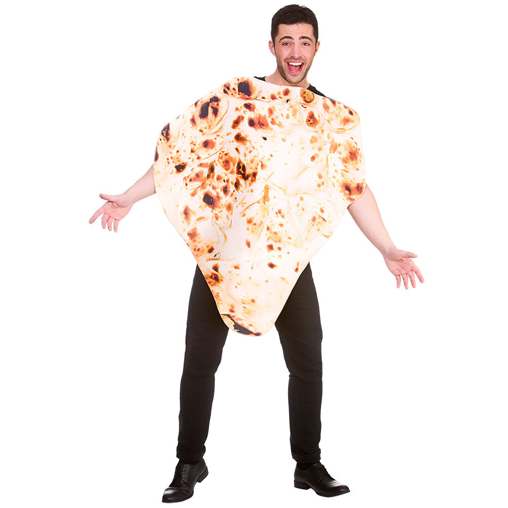 Funny Naan Bread Costume Adults Stag Night Fancy Dress Outfit Stag Hen