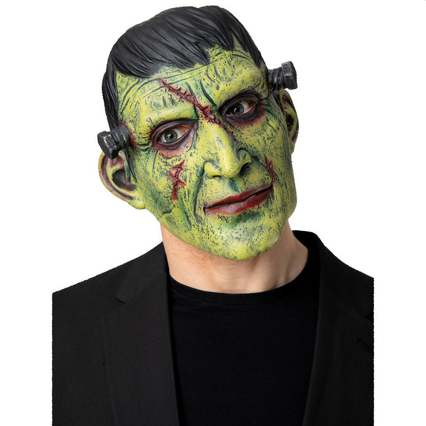 Frankie Mask Frankenstein Green Monster Latex Halloween Mask Fancy Dress