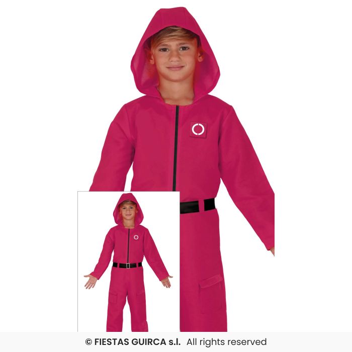 The Gamer TV Show Fancy Dress Costume Red Boiler Suit Jumpsuit Kids Outfit Age 5-12