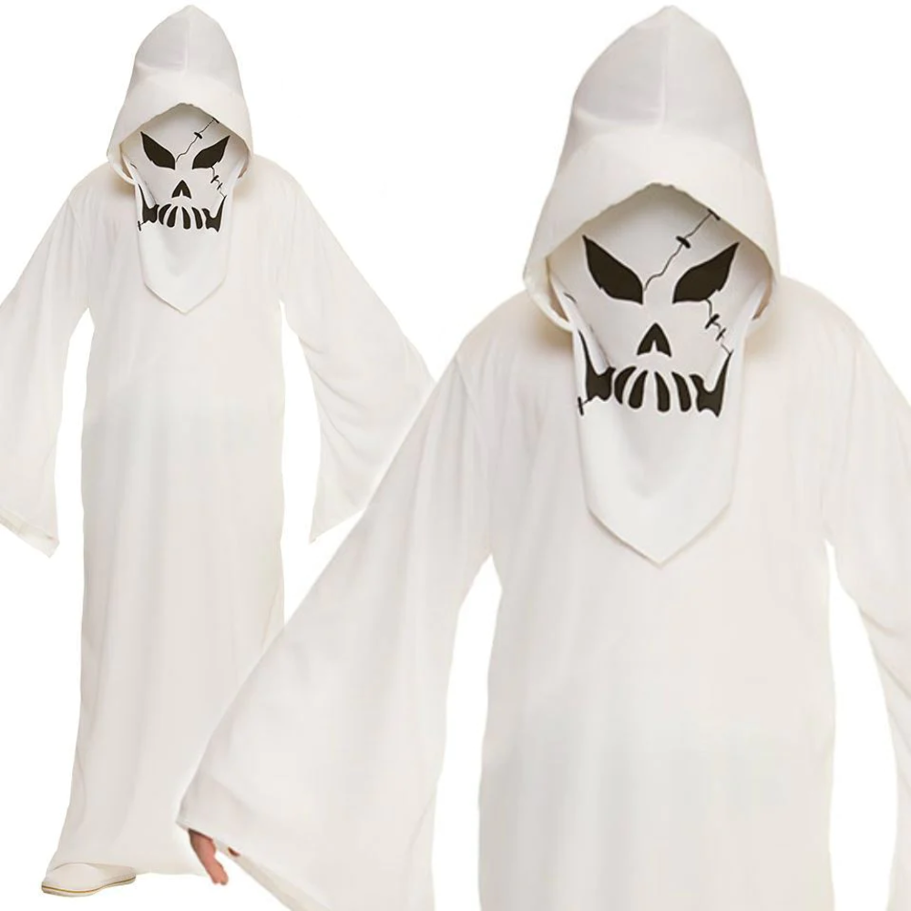 Kids Ghastly Ghoul Ghost Boys Halloween Party Fancy Dress Childs Costume New