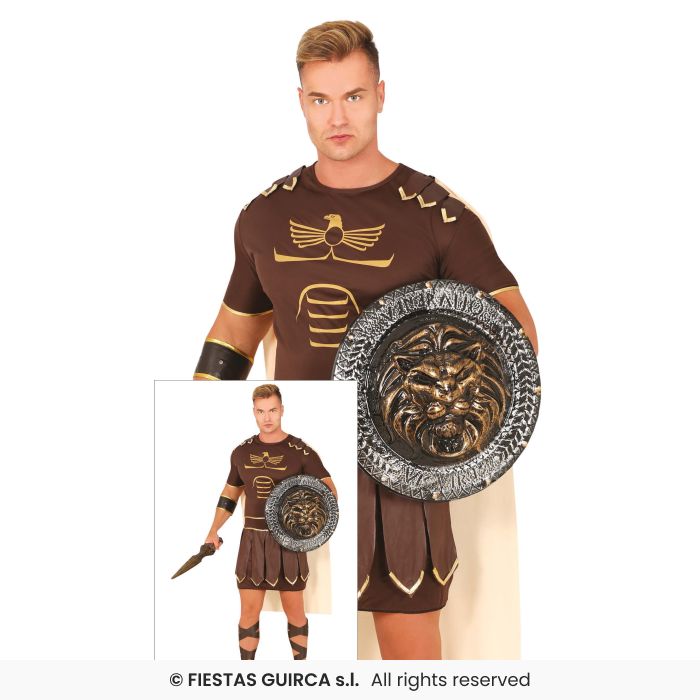 Gladius Mens Roman Costume Centurion Warrior Gladiator Adults Fancy Dress Outfit M-XXL