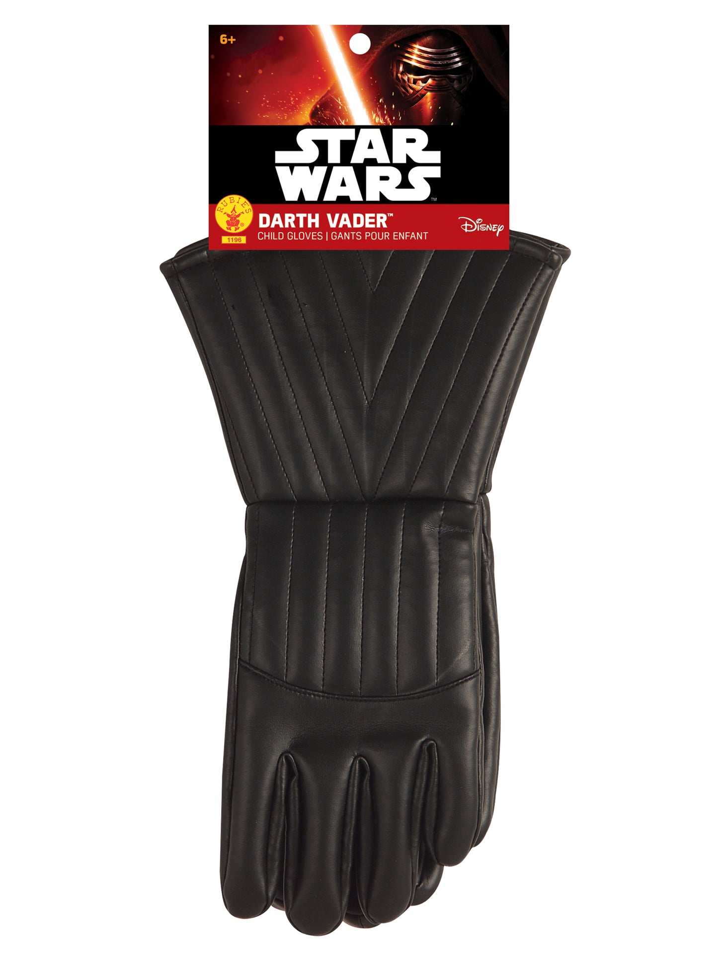 Darth Vader Gloves Kids Black Fancy Dress Gloves Star Wars Kids