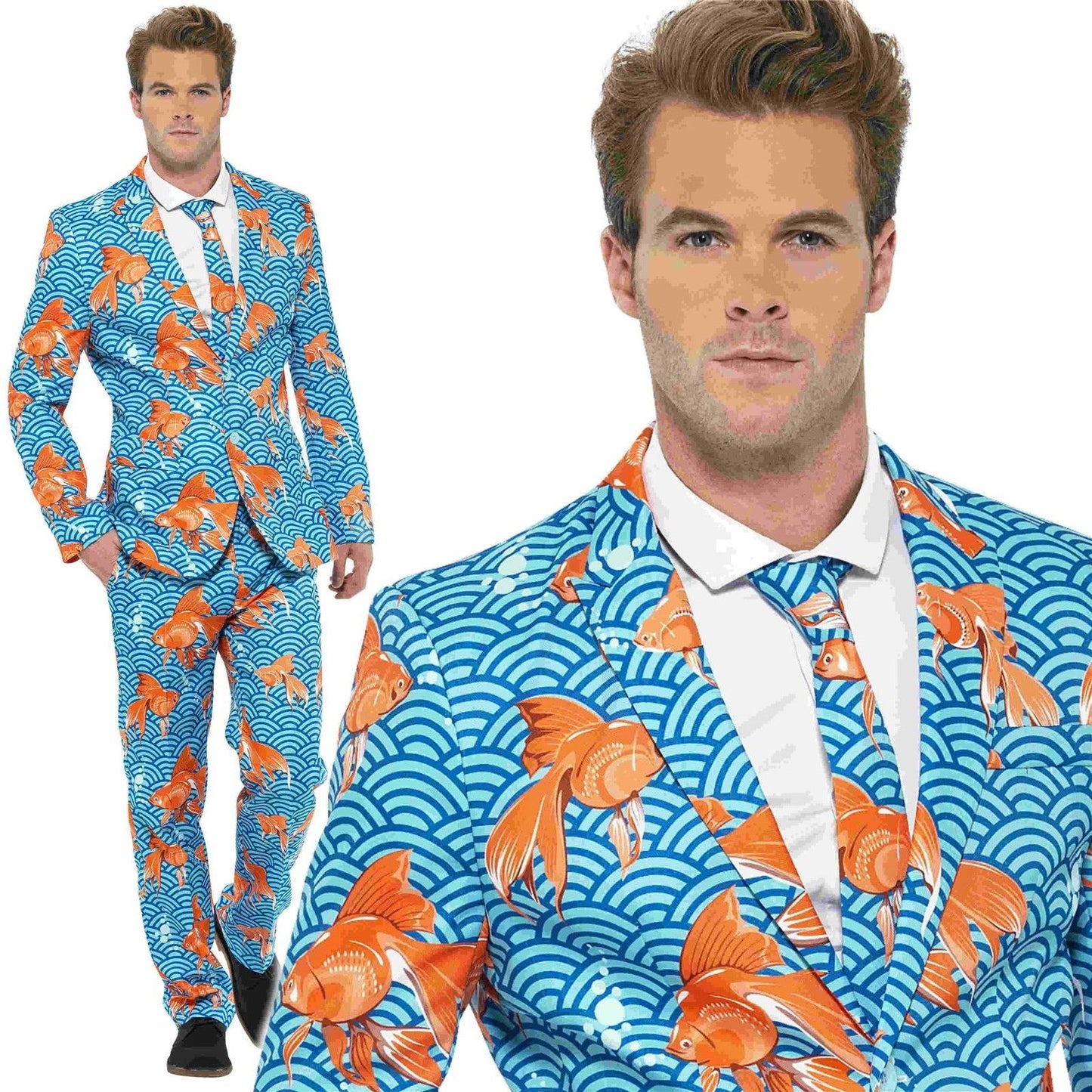Stand Out Suits Stag Do Party New Goldfish Funny Fancy Dress Costume M-XL