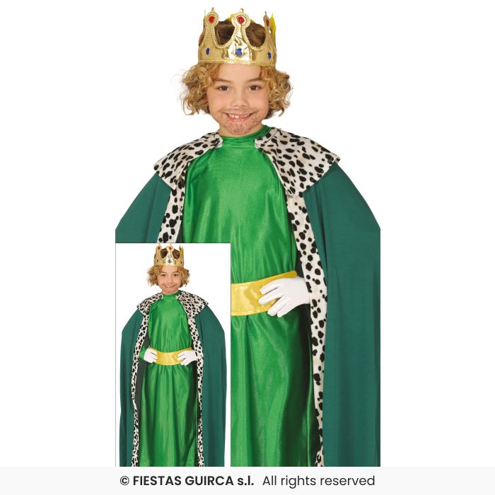 Wiseman Costume Kids Nativity Play Fancy Dress Outfit King Wise Man Age 3-12