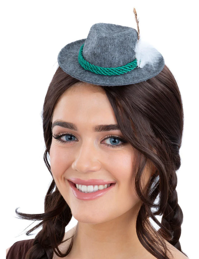 Mini Bavarian Trenker Hats German Beer Festival Oktoberfest Fancy Dress Hat