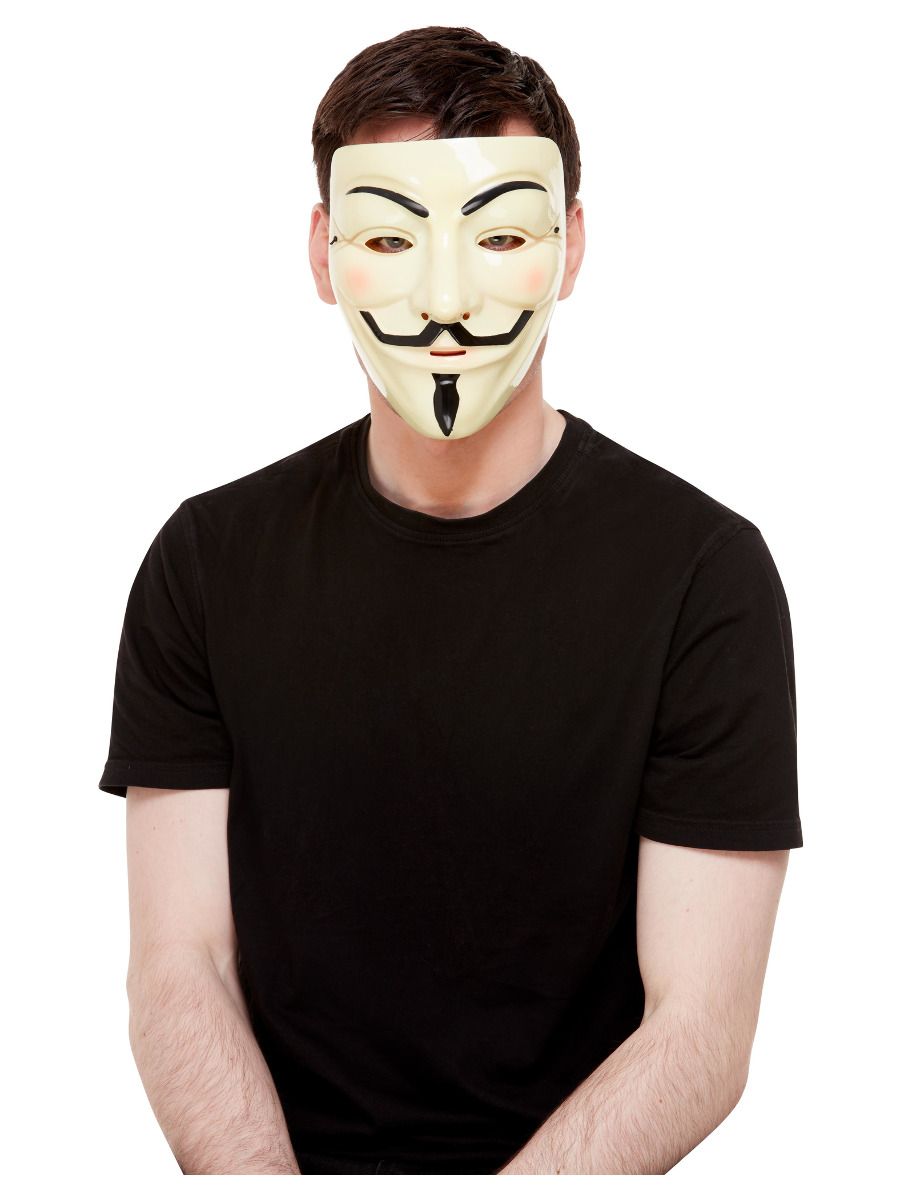 Anonymous Hacker V For Vendetta Guy Fawkes Fancy Dress Halloween Face Mask