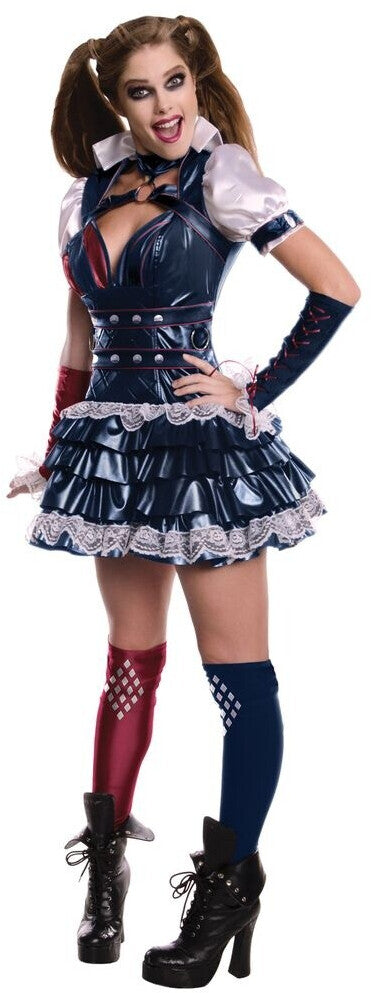 Rubie's Women's DC Harley Quinn Arkham Zeppelin Costume Medium UK 12