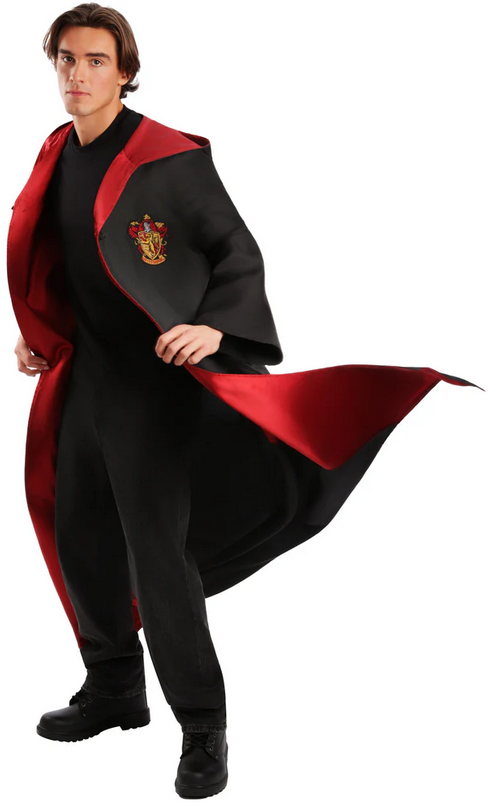 Gryffindor Robe Deluxe Adults Harry Potter Official Fancy Dress Costume Mens