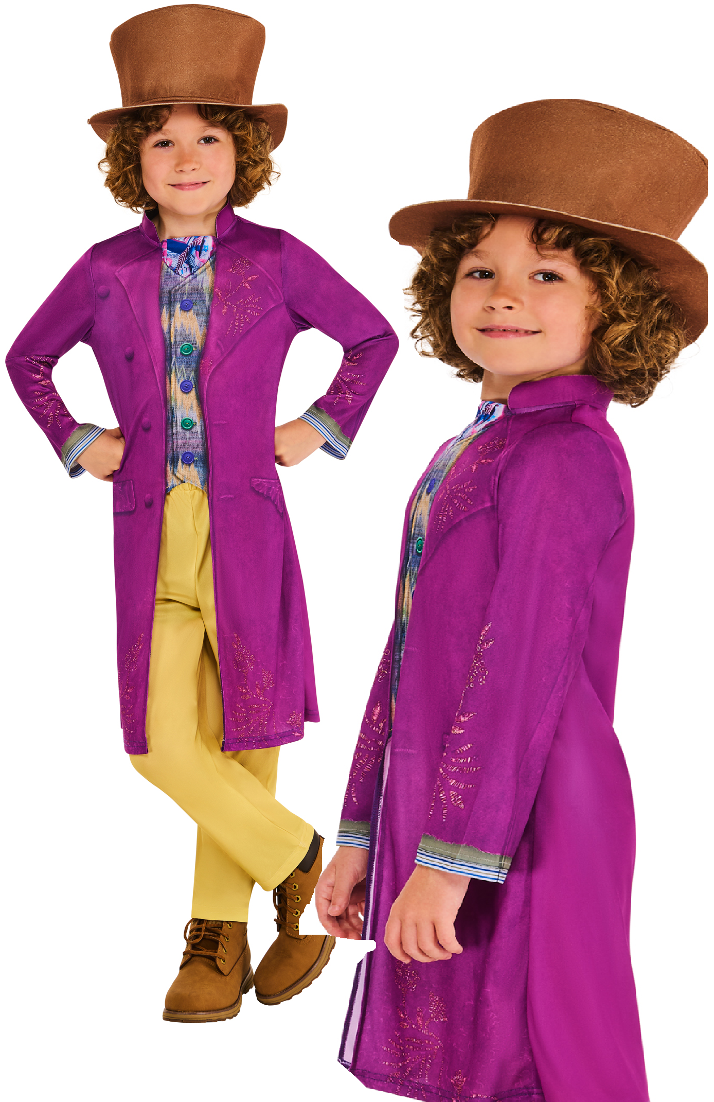 Wonka Child Kids Fairytale Book Day Fancy Dress Costume Boys Chocolate