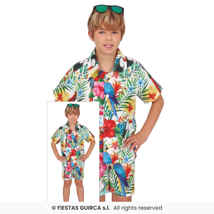 Kids Hawaiian Summer Fancy Dress Costume Beach Party Outfit Boys Girls –  Kingdom Fancy Dress