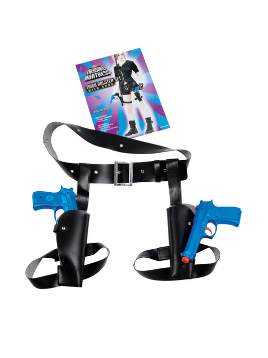 Thigh Twin Holster Set With Guns