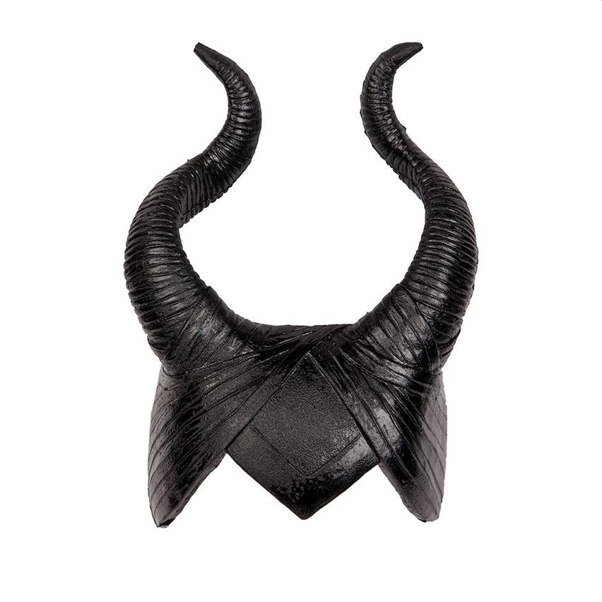 Maleficent Black Ladies Horns Adults Halloween Devil Fancy Dress Accessory