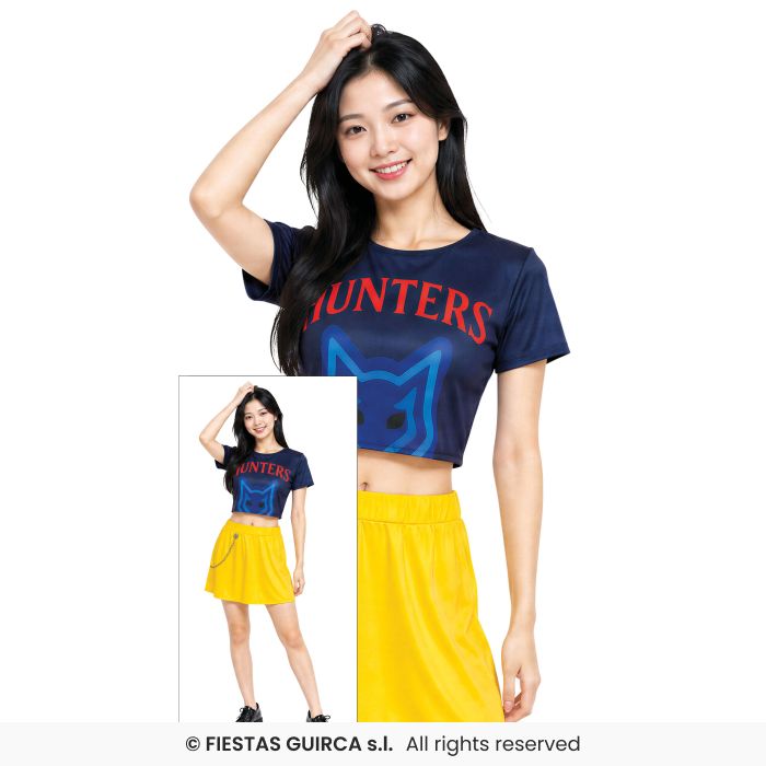 Pop Star Hunter Lite Ladies Japanese K Pop Music Fancy Dress Costume