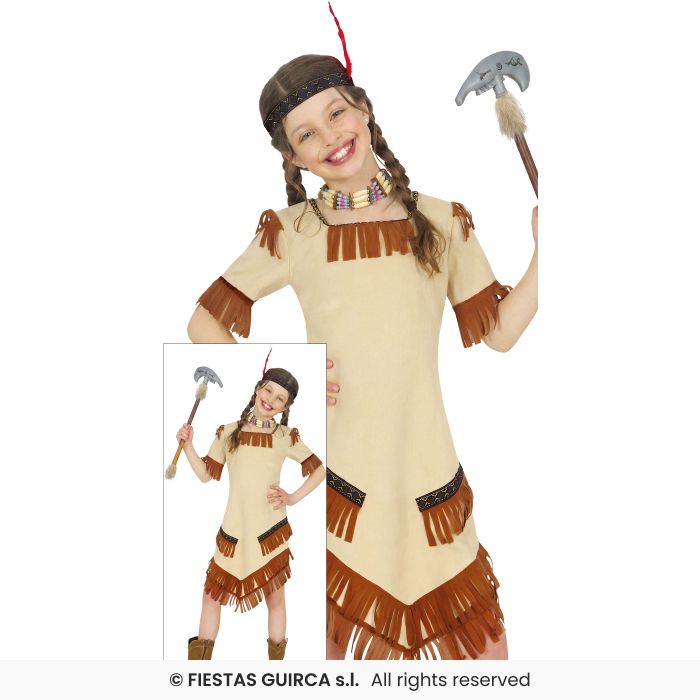 Native Indian Girls Fancy Dress Costume Western Outfit National Dress Age 5-12