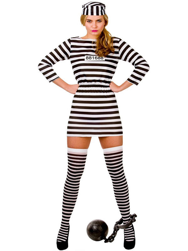 Adult Jailbird Cutie Costume