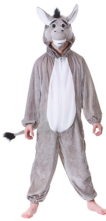 Donkey Costume Kids Nativity Play Christmas Fancy Dress Outfit Boy Girl Animal