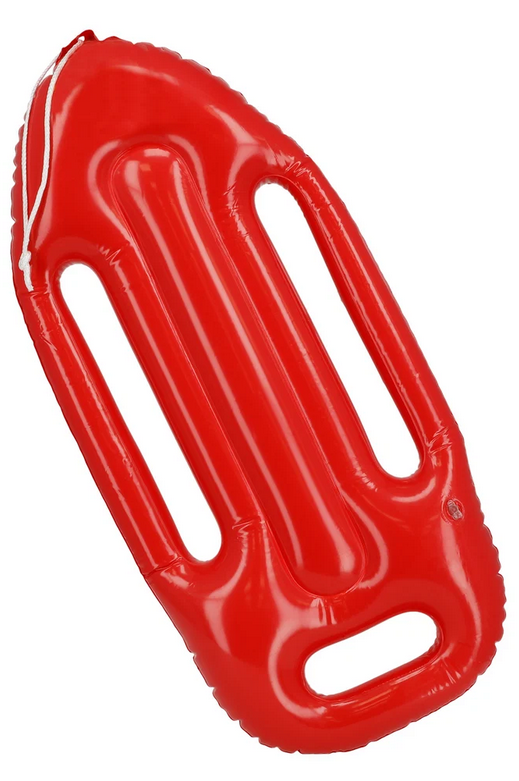 Inflatable Lifeguard Float 70cm Adults Beach Party 80s Fancy Dress Accessory