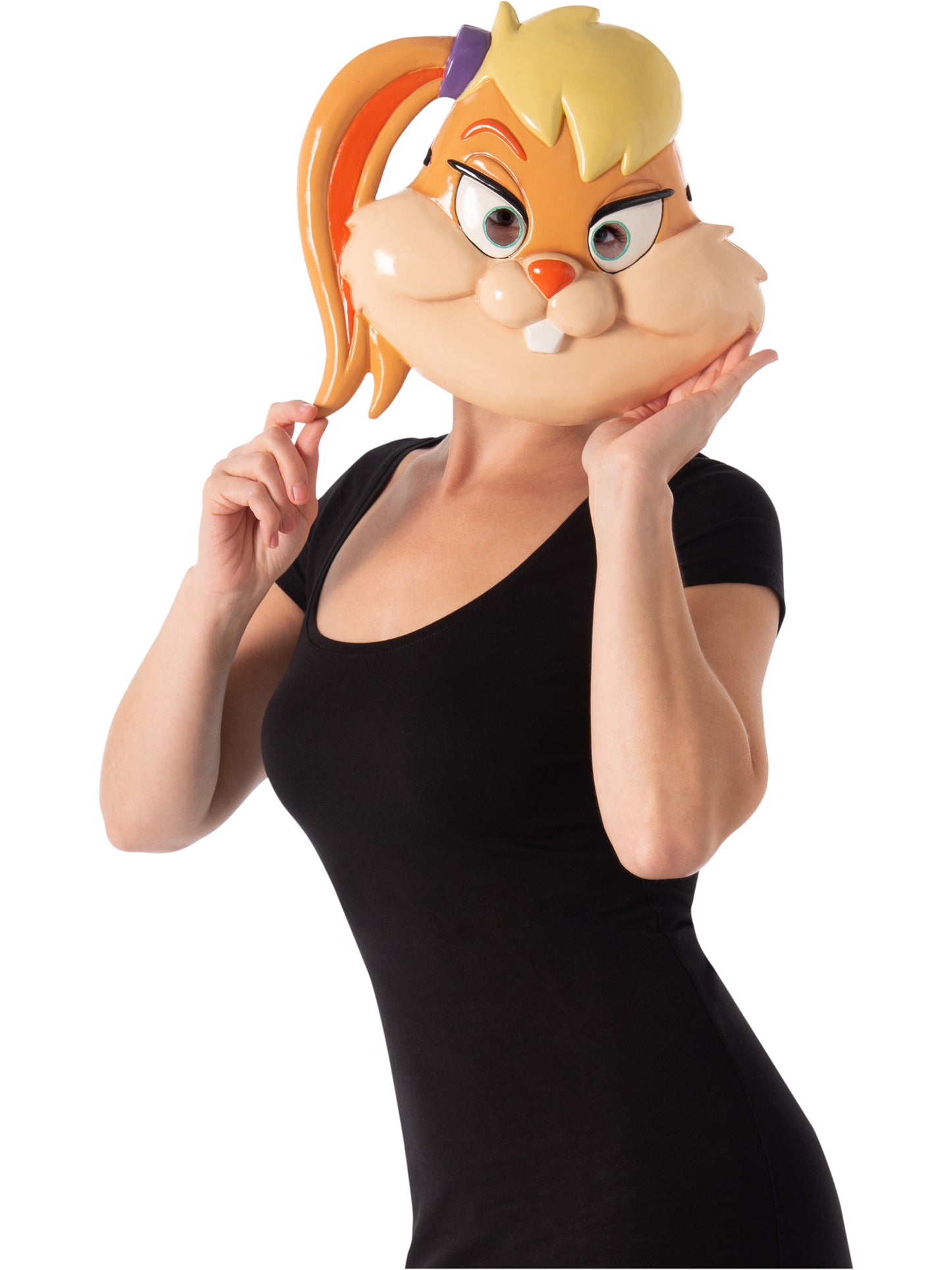 Space Jam Lola Bunny Mask Ladies Cartoon Character Fancy Dress Face Mask