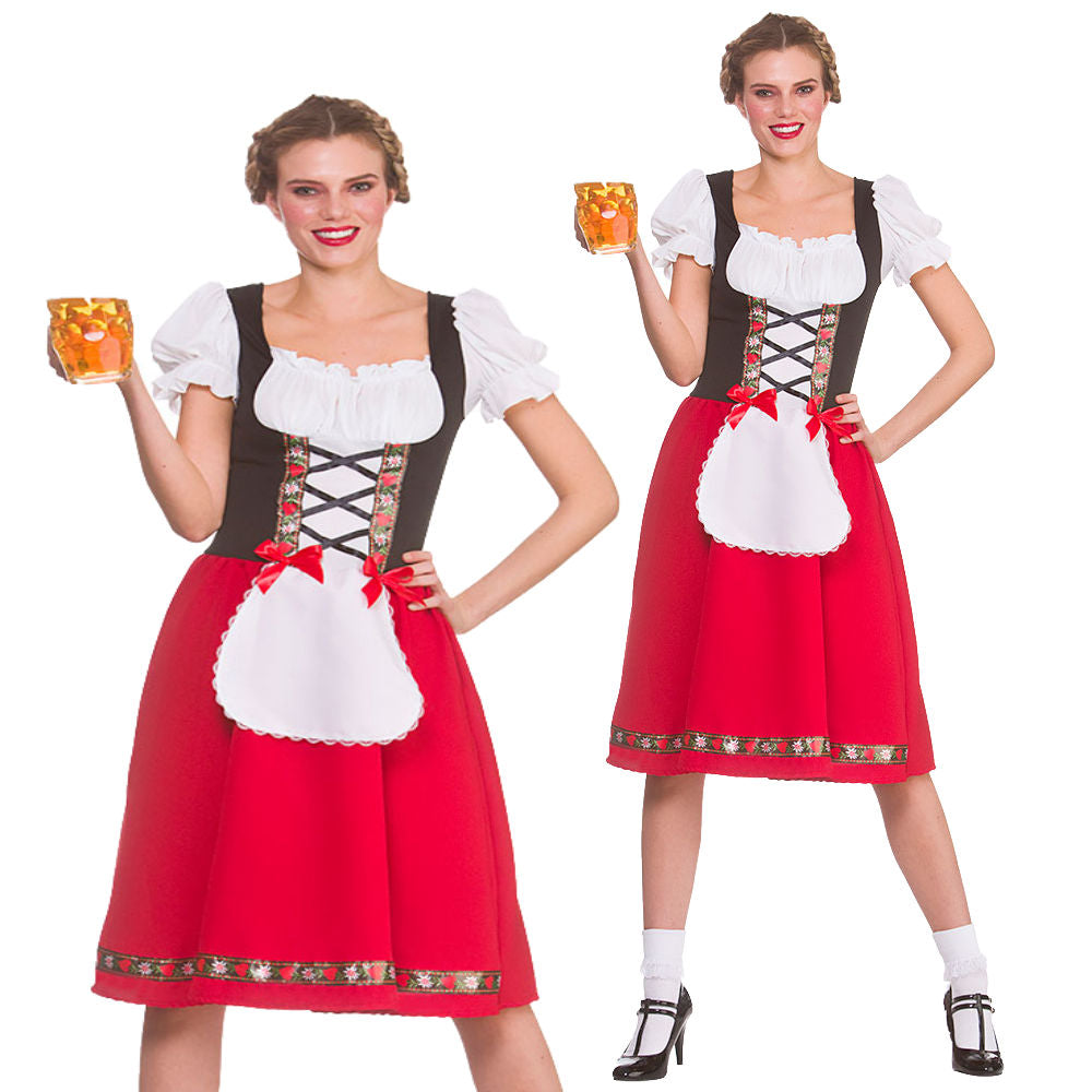 Traditional Bavarian Beer Girl Adults German Festival Fancy Dress Cost –  Kingdom Fancy Dress
