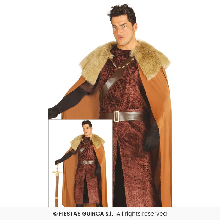 Lord Of The Highlands Mens Medieval Fancy Dress Costume Adults Outfit