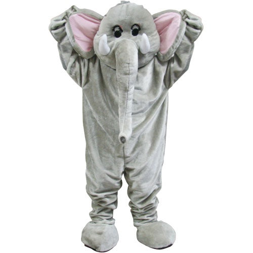 Deluxe Grey Elephant Mascot Coldplay Paradise Celebrity Adults Fancy Dress
