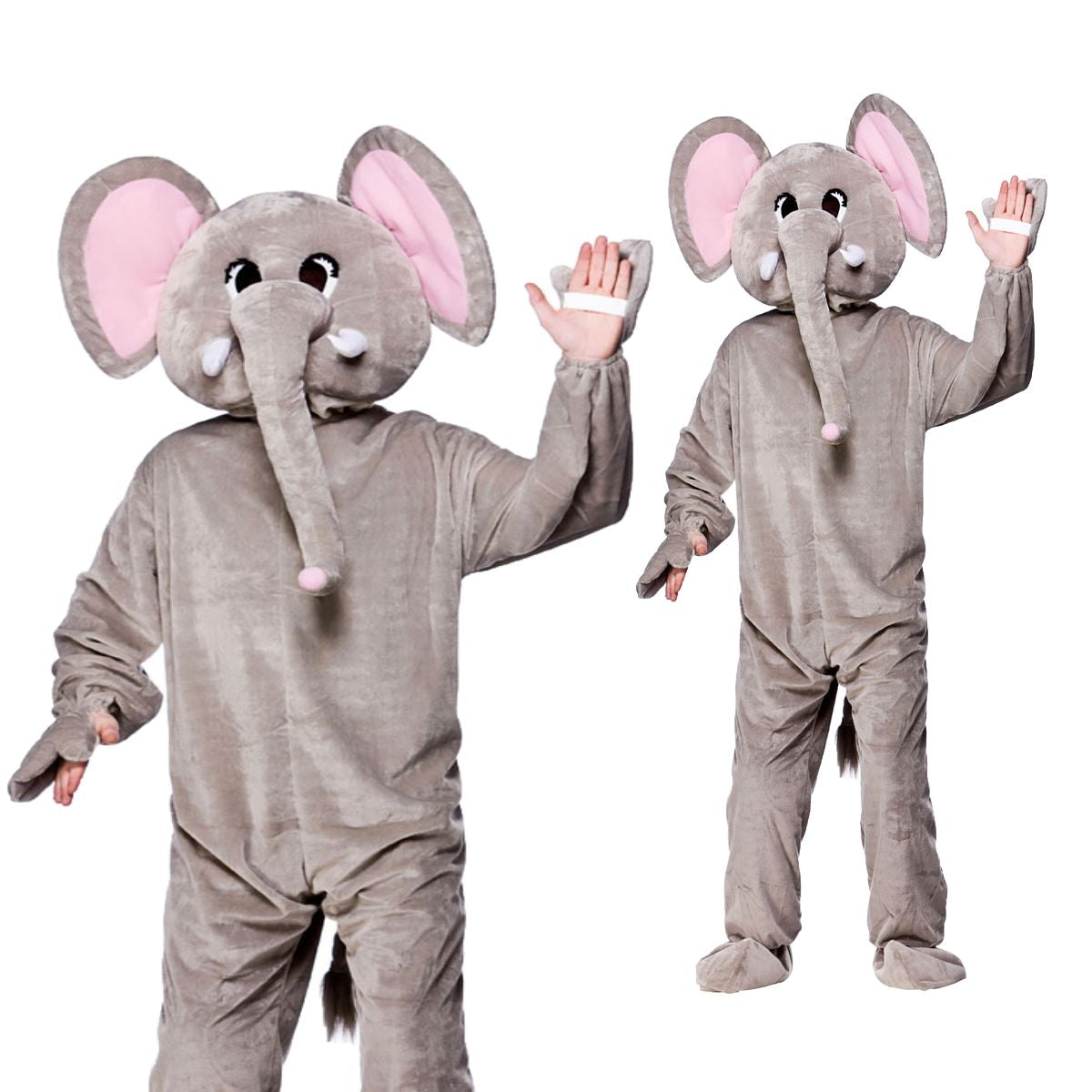 New Adults Giant Deluxe Mascot Carnival Paradise Elephant Costume Fancy Dress