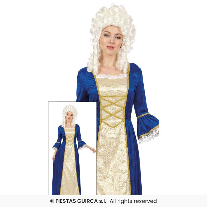 Madame Costume Ladies Fancy Dress Outfit Historical Medieval UK 8-16