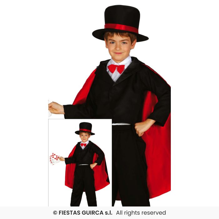 Kids Magician Costume Magic Show Fancy Dress Outfit Boys Girls Deluxe Age 3-12
