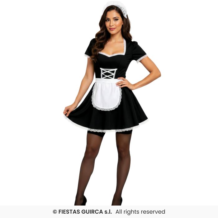 Maid Ladies Sexy French Maid Fancy Dress Costume Adults Outfit UK 8-16