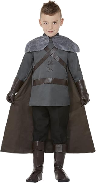 Deluxe Medieval Lord Costume Kids Historical Book Day Fancy Dress Outfit Age 10-12