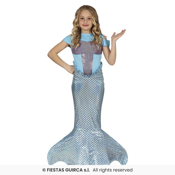 Girls Sea Mermaid Costume Fairytale Book Day Girls Fancy Dress Outfit Age 3-12