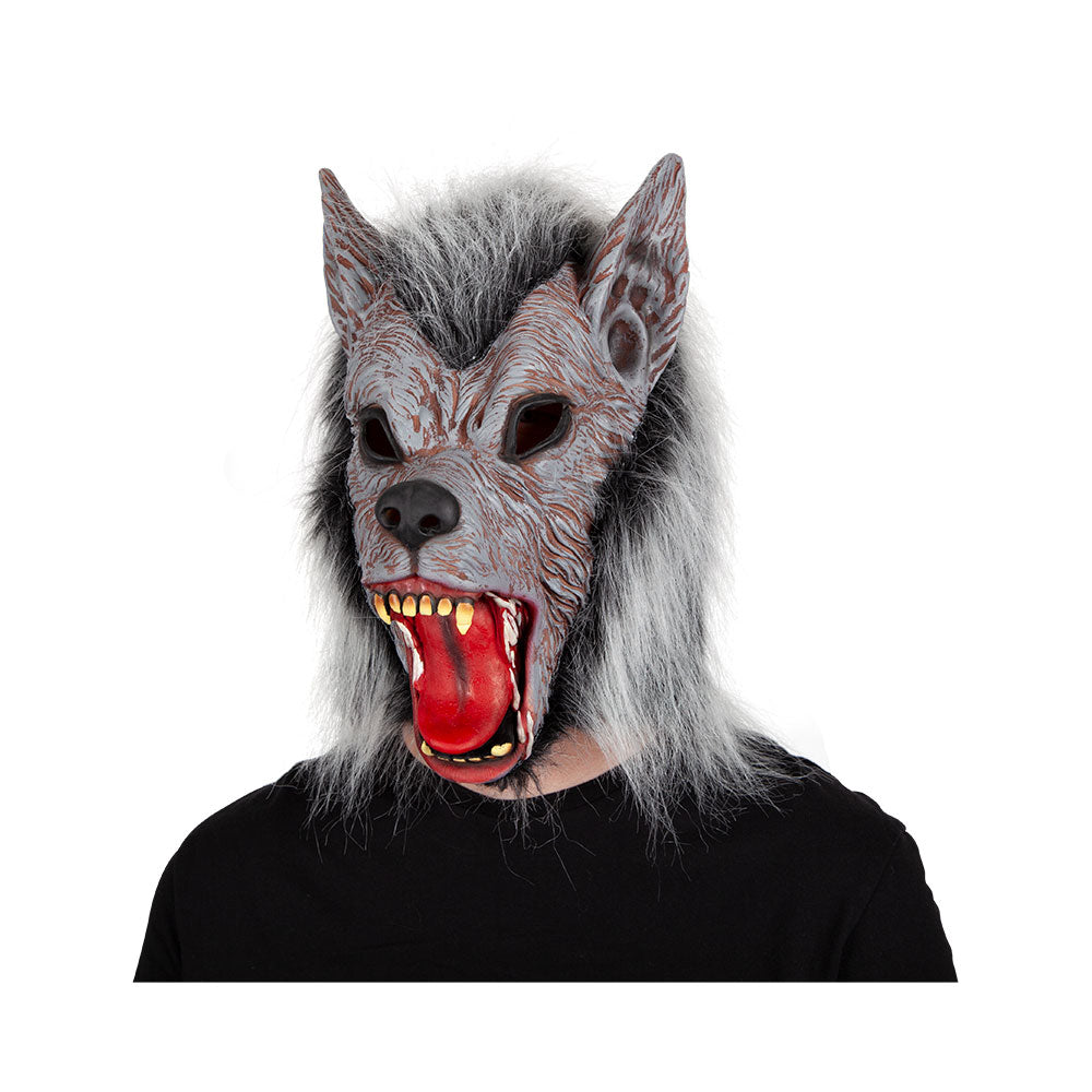 Full Moon Madness Werewolf Ani-Motion Mask Mens Halloween Wolves Fancy Dress