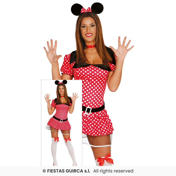 Little Mouse Costume Ladies Fancy Dress Outfit Fairytale Sexy Adults UK 8-16