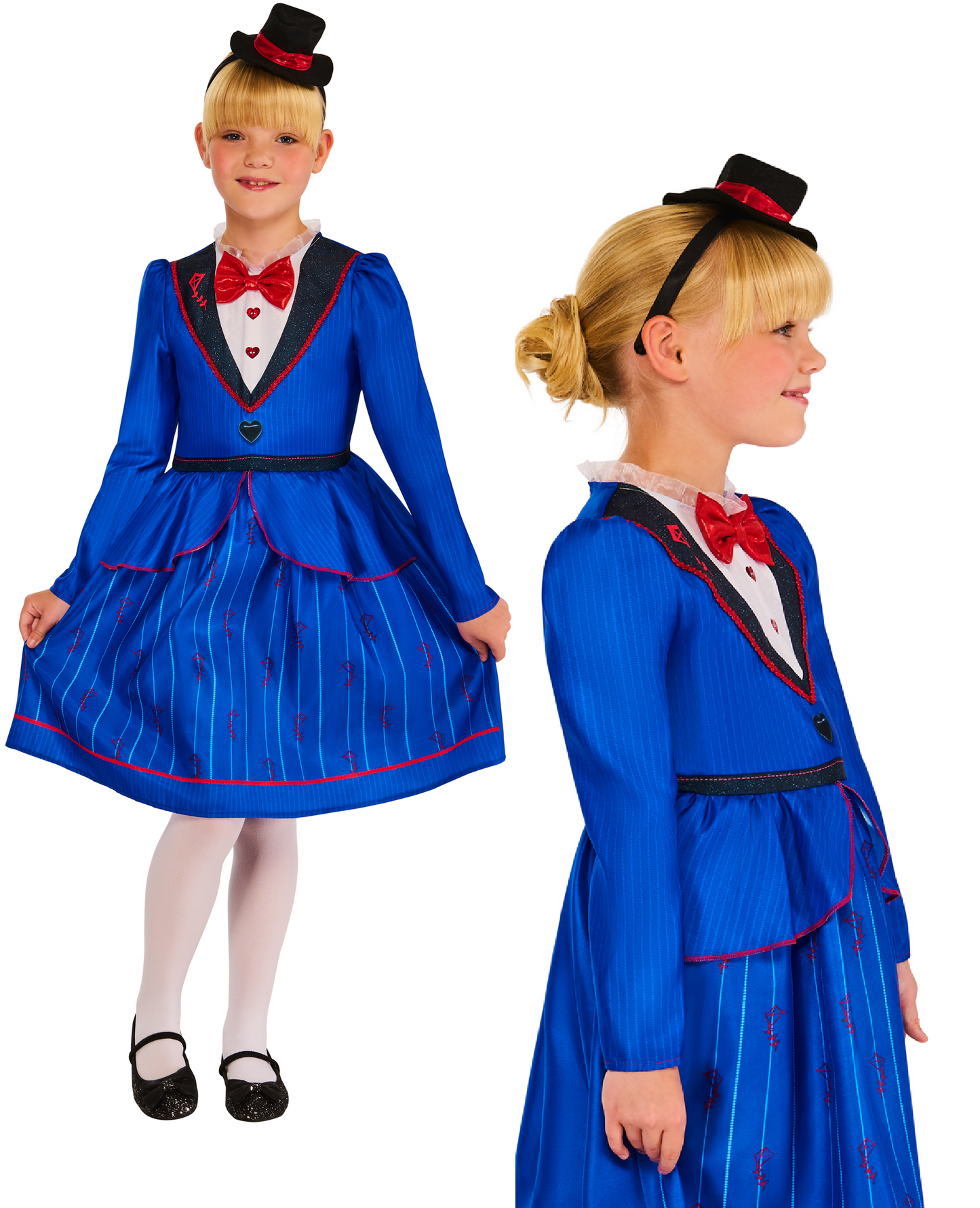 Magical Nanny Costume Fairytale Girls Book Day Victorian Fancy Dress