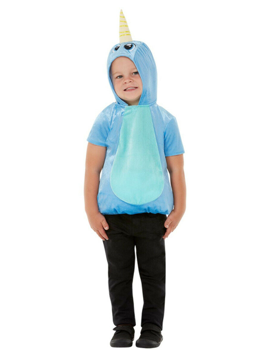 Toddler Narwhal Costume Whale Sea Animal Book Day Fancy Dress Outfit Age 1-4