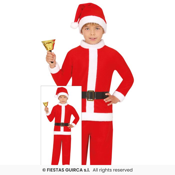 Noel Santa Claus Father Christmas Boys Fancy Dress Costume Age 3-12