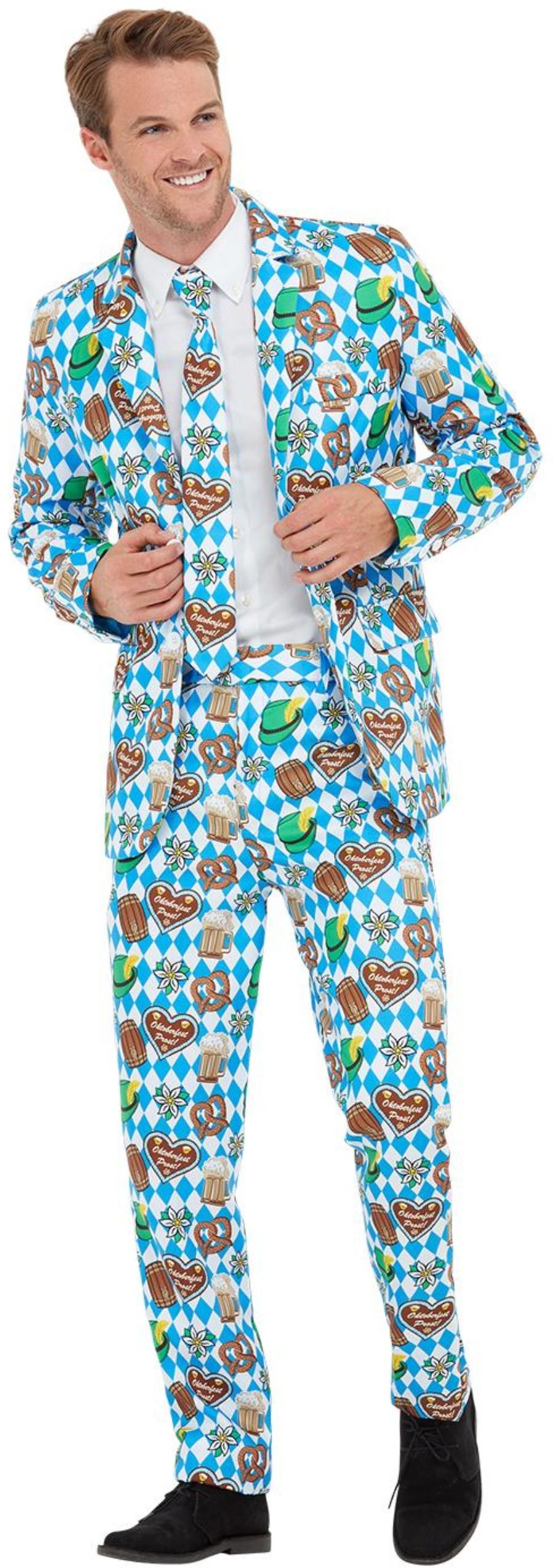 Mens German Beer Festival Fancy Dress Stand Out Suit Oktoberfest Beer Outfit