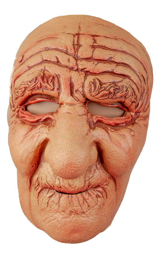 Old Man Mask Granny Grandad Mask Adults Fancy Dress Novelty Latex Mask