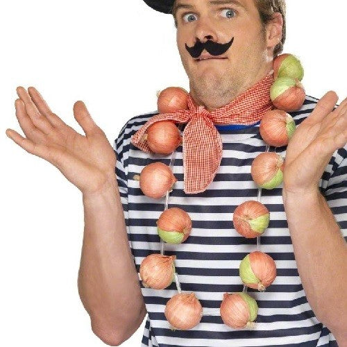 French Onion Garland Adults Unisex Novelty Fancy Dress Accessory