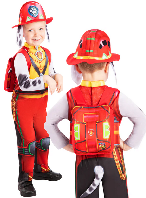 Paw Patrol Deluxe Marshall Kids Official Book Day Paw Patrol Costume Age 2-6