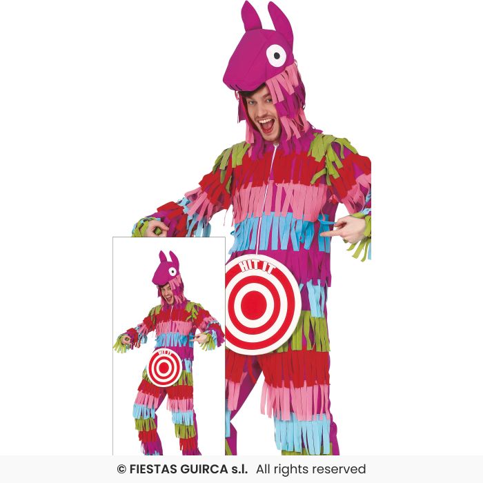 Pinata Costume Bullseye Mens Stag Night Funny Fancy Dress Outfit M-XL