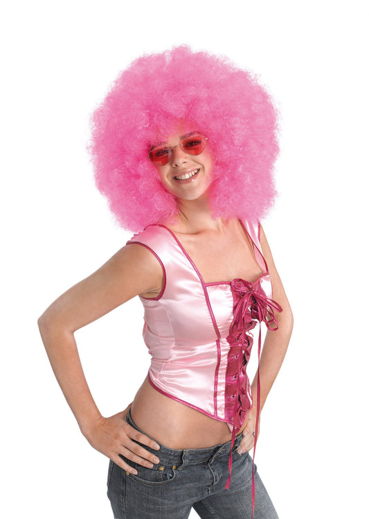 Afro Wig Pink Mega