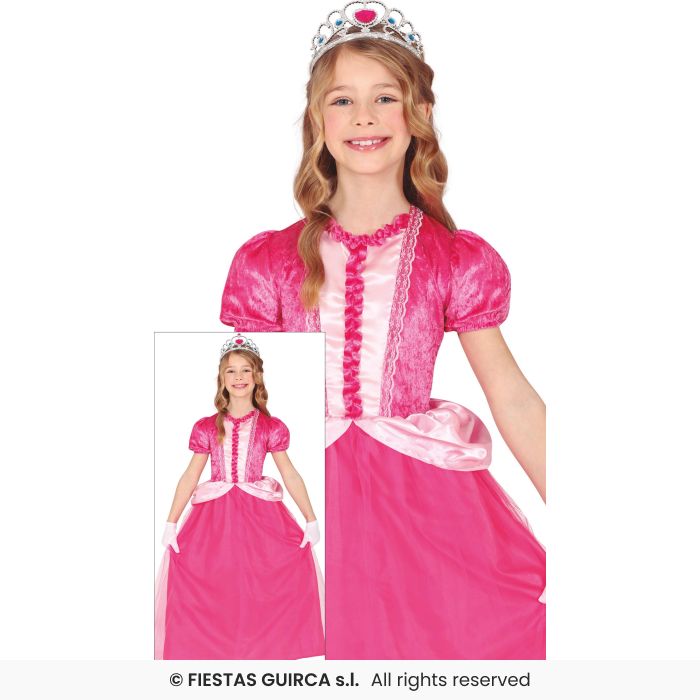Girls Pink Princess Fairytale Storybook Book Day Fancy Dress Costume Age 3-9