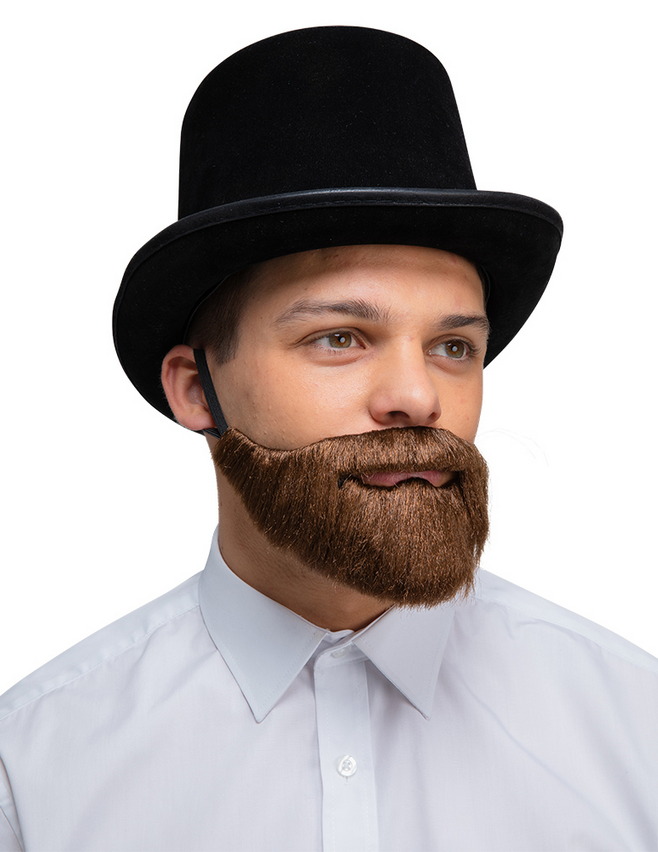 Gentleman Beard 1920s Adults Victorian Tash Fancy Dress Accessory Mens